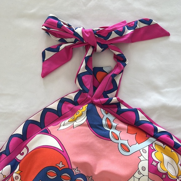 Trina Turk Sevilla High Neck Halter Bikini Top - Picture 7 of 13